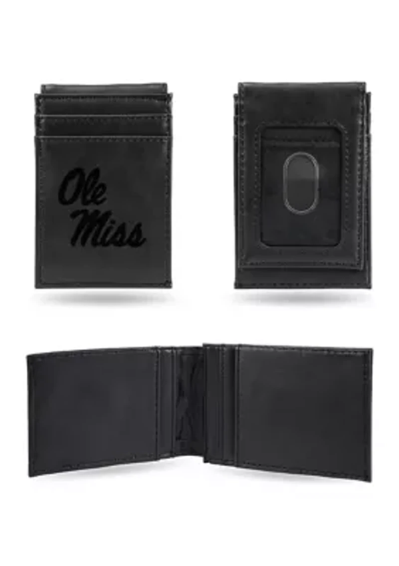 NCAA Ole Miss Rebels Laser Engraved Wallet
