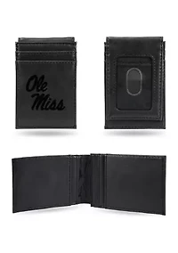 NCAA Ole Miss Rebels Laser Engraved Wallet
