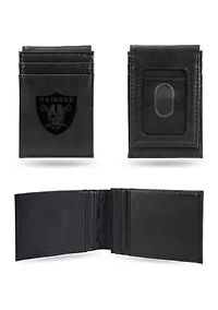 NFL Oakland Raiders Laser Engraved Wallet