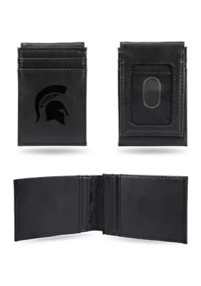  NCAA Michigan State Spartans Laser Engraved Wallet