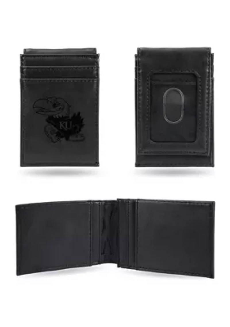 NCAA Kansas Jayhawks Laser Engraved Wallet