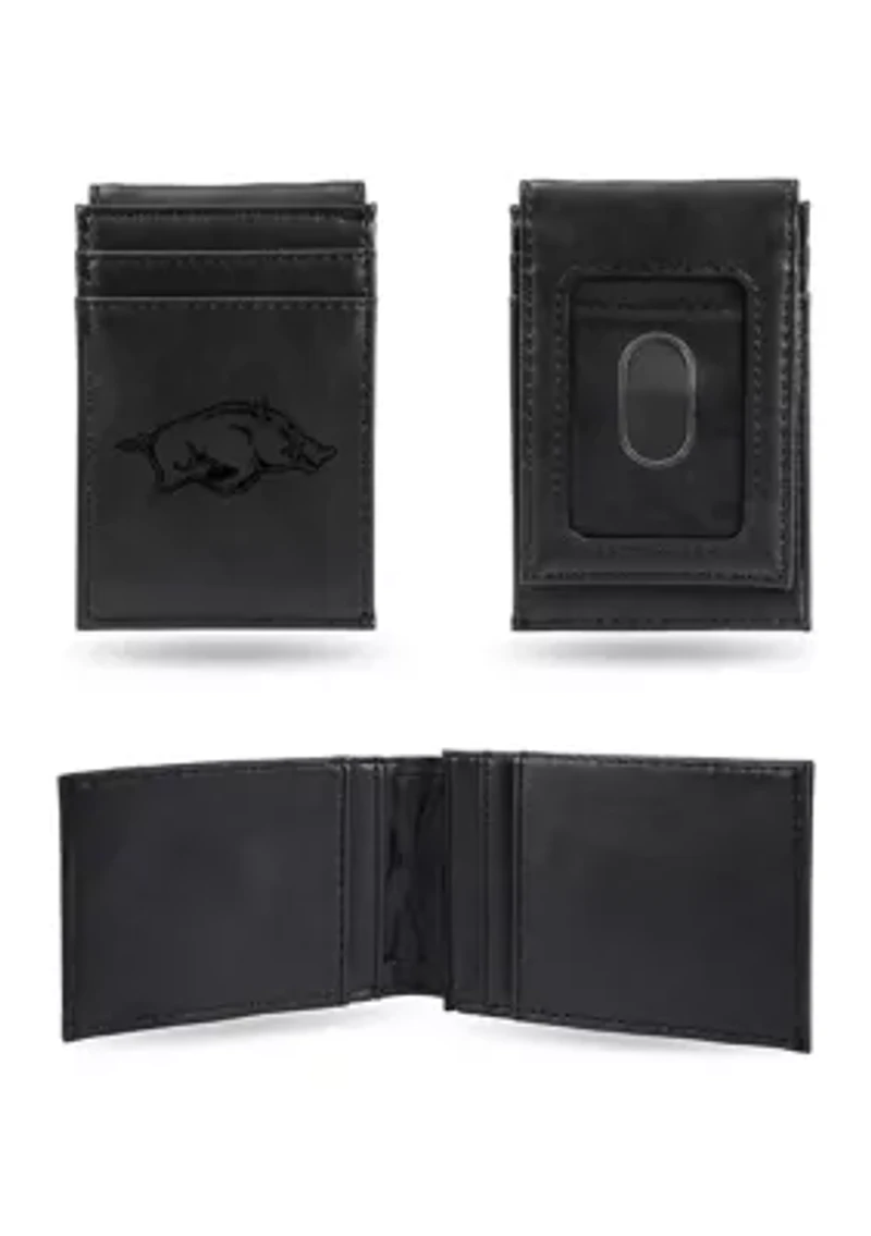 NCAA Arkansas Razorbacks Laser Engraved Wallet