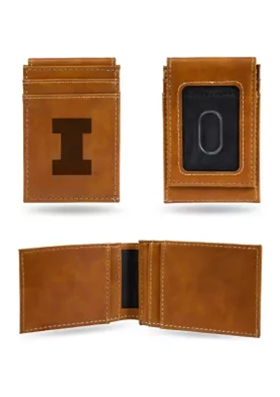 NCAA Illinois Fighting Illini Laser Engraved Wallet
