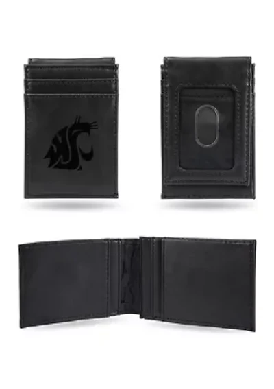NCAA Washington State Cougars Laser Engraved Wallet