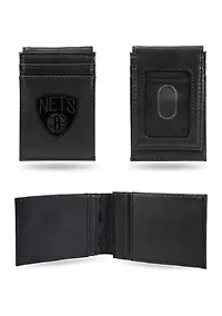 NBA Brooklyn Nets Laser Engraved Wallet