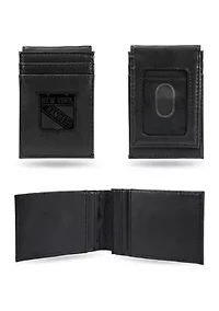 NHL New York Rangers Laser Engraved Wallet