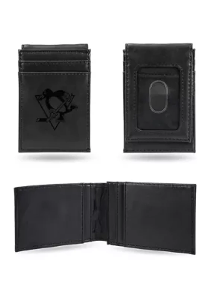 NHL Pittsburgh Penguins Laser Engraved Wallet