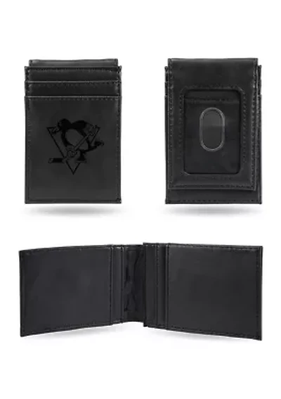 NHL Pittsburgh Penguins Laser Engraved Wallet