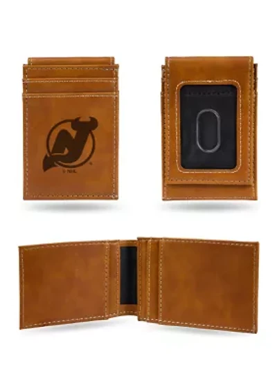 NHL New Jersey Devils Laser Engraved Wallet