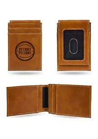 NBA Detroit Pistons Laser Engraved Wallet