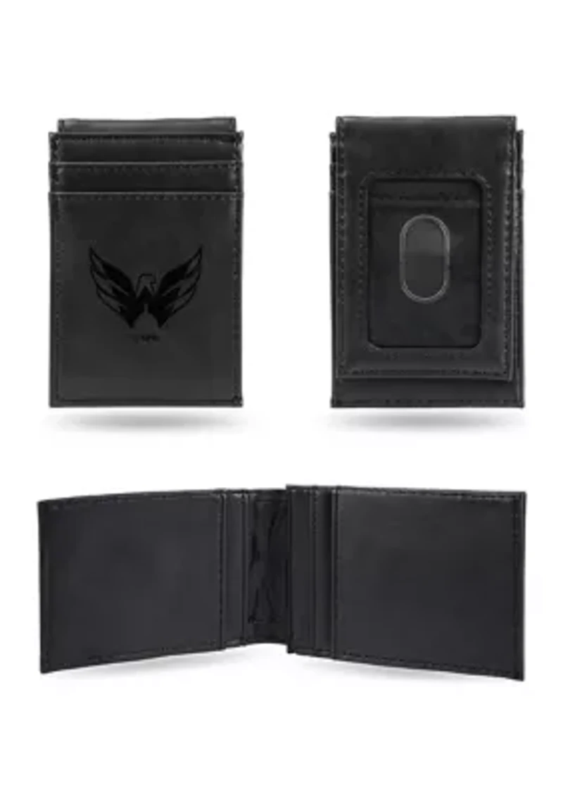 NHL Washington Capitals Laser Engraved Wallet