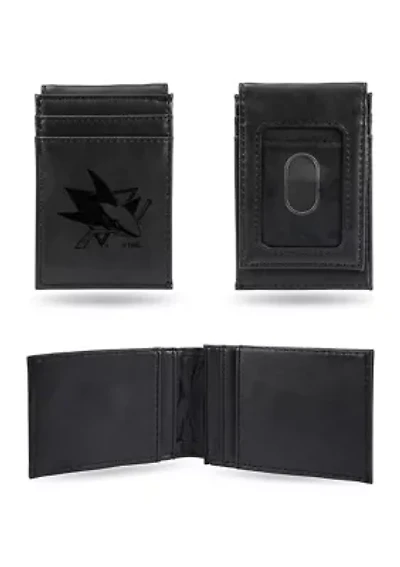 NHL San Jose Sharks Laser Engraved Wallet