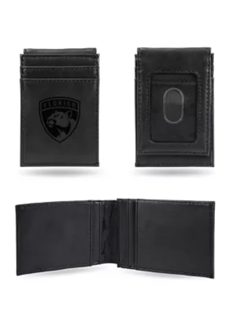 NHL Florida Panthers Laser Engraved Wallet