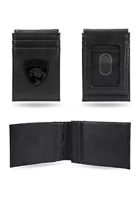 NHL Florida Panthers Laser Engraved Wallet
