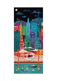 1000 Piece Puzzle: San Francisco by The Little Friends of Printmaking