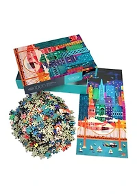 1000 Piece Puzzle: San Francisco by The Little Friends of Printmaking