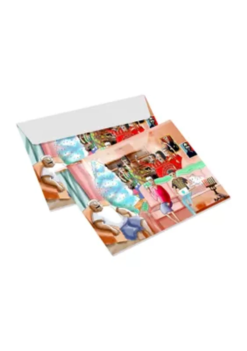 A Wonderful Black Family at Christmas - 10 Pack