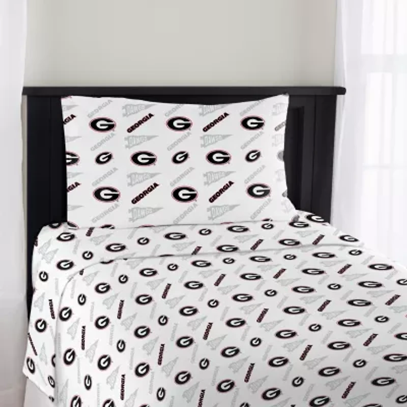 NCAA Officially Licenced Georgia Bulldogs Sheet Set