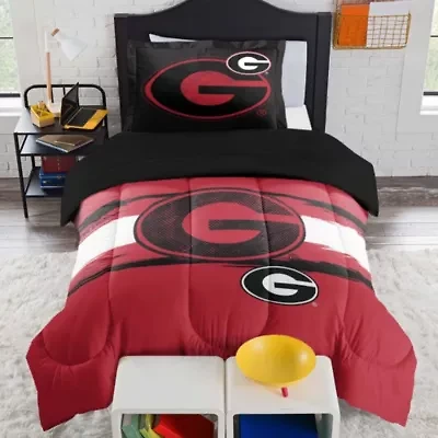 NCAA Georgia Bulldogs Officially Licenced Comforter & Sham set
