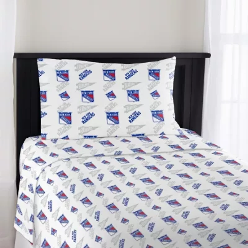 NHL Officially Licenced New York Rangers Sheet Set