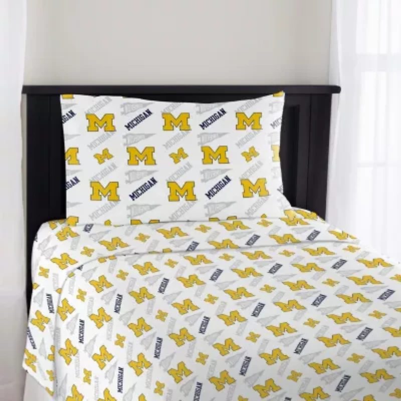 NCAA Officially Licenced Michigan Wolverines Sheet Set