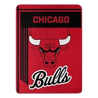 NBA Officially Licenced Chicago Bulls 46" x 60" Microfiber Throw Blanket