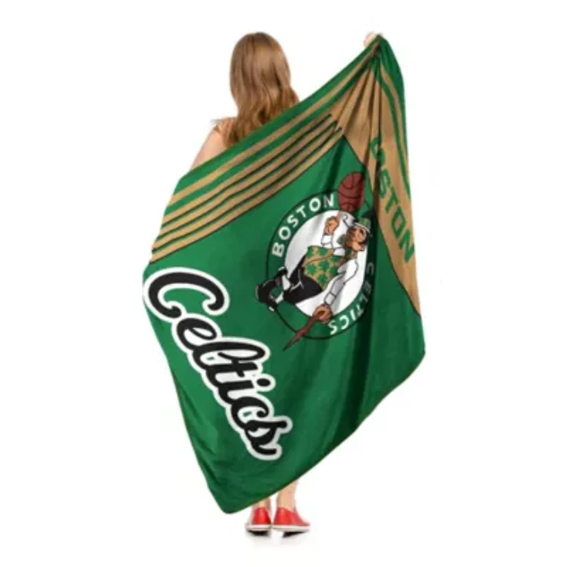 NBA Officially Licenced Boston Celtics 46" x 60" Microfiber Throw Blanket