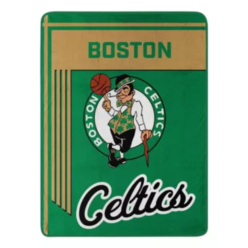 NBA Officially Licenced Boston Celtics 46" x 60" Microfiber Throw Blanket