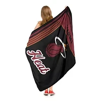 NBA Officially Licensed Miami Heat 46" x 60" Microfiber Throw Blanket