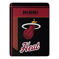 NBA Officially Licensed Miami Heat 46" x 60" Microfiber Throw Blanket