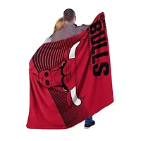 NBA Officially Licenced Chicago Bulls 60" x 80" Raschel Throw Blanket