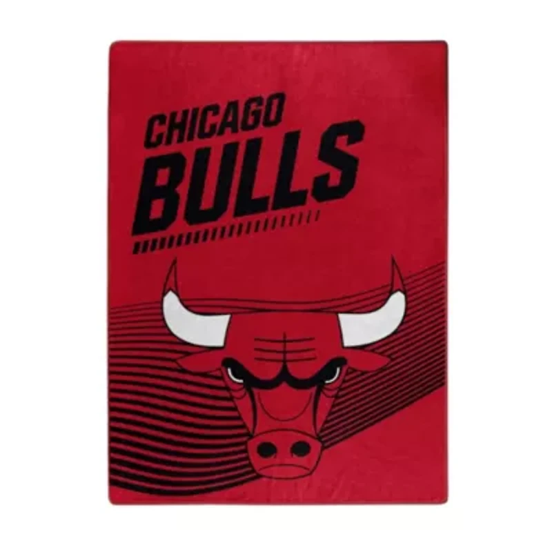 NBA Officially Licenced Chicago Bulls 60" x 80" Raschel Throw Blanket