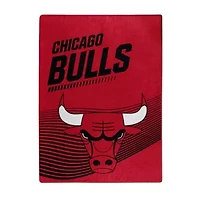 NBA Officially Licenced Chicago Bulls 60" x 80" Raschel Throw Blanket