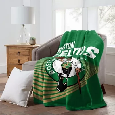 NBA Officially Licenced Boston Celtics 60" x 80" Raschel Throw Blanket