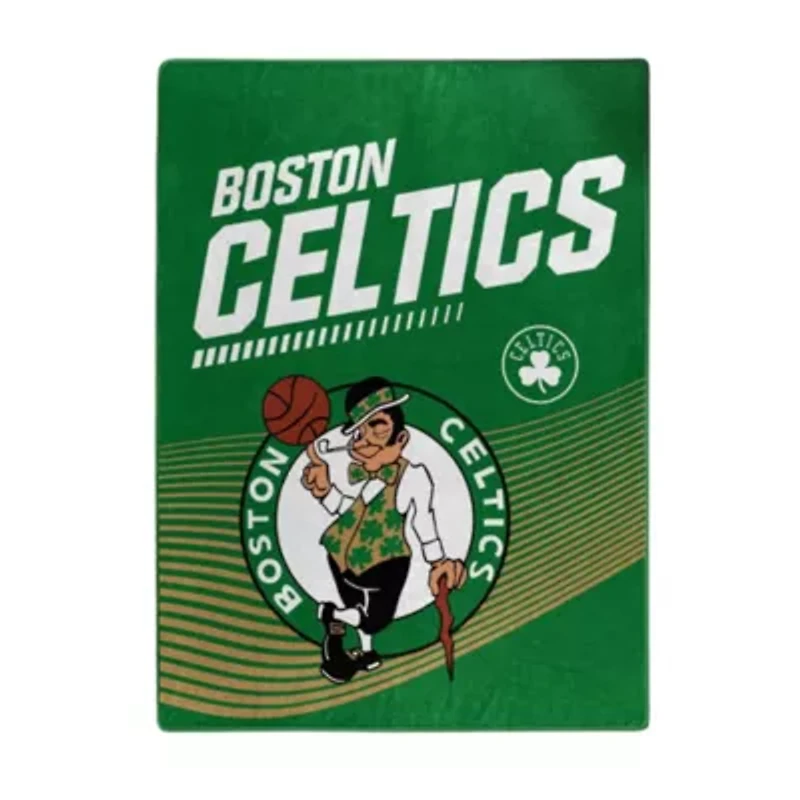 NBA Officially Licenced Boston Celtics 60" x 80" Raschel Throw Blanket