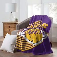 NBA Officially Licenced Los Angeles Lakers 60" x 80" Raschel Throw Blanket
