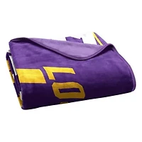 NBA Officially Licenced Los Angeles Lakers 60" x 80" Raschel Throw Blanket