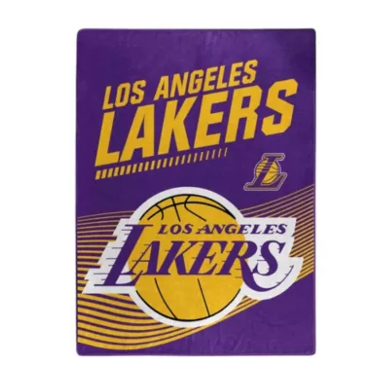 NBA Officially Licenced Los Angeles Lakers 60" x 80" Raschel Throw Blanket