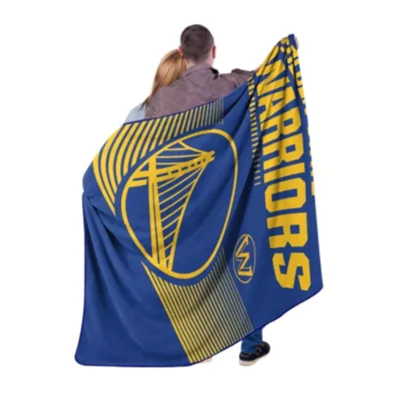 NBA Officially Licenced Golden State Warriors 60" x 80" Raschel Throw Blanket
