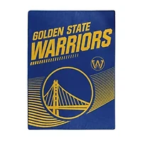 NBA Officially Licenced Golden State Warriors 60" x 80" Raschel Throw Blanket