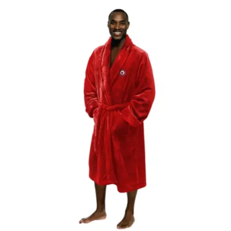 NBA Officially Licenced Chicago Bulls Men's Silk Touch Bathrobe L/XL