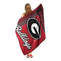 NCAA Officially Licenced Georgia Bulldogs 46" x 60" Microfiber Throw Blanket
