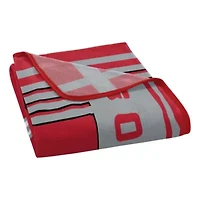 NCAA Officially Licenced Ohio State Buckeyes 46" x 60" Microfiber Throw Blanket