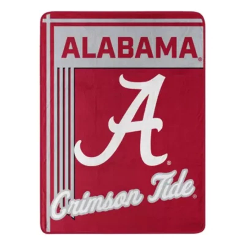 NCAA Officially Licenced Alabama Crimson Tide 46" x 60" Microfiber Throw Blanket