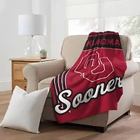 NCAA Officially Licensed Oklahoma Sooners 46" x 60" Microfiber Throw Blanket