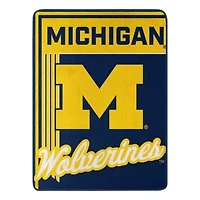 NCAA Officially Licenced Michigan Wolverines 46" x 60" Microfiber Throw Blanket