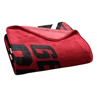 NCAA Officially Licenced Georgia Bulldogs 60" x 80" Raschel Throw Blanket
