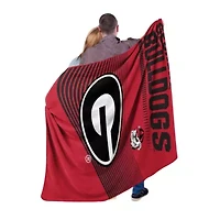 NCAA Officially Licenced Georgia Bulldogs 60" x 80" Raschel Throw Blanket