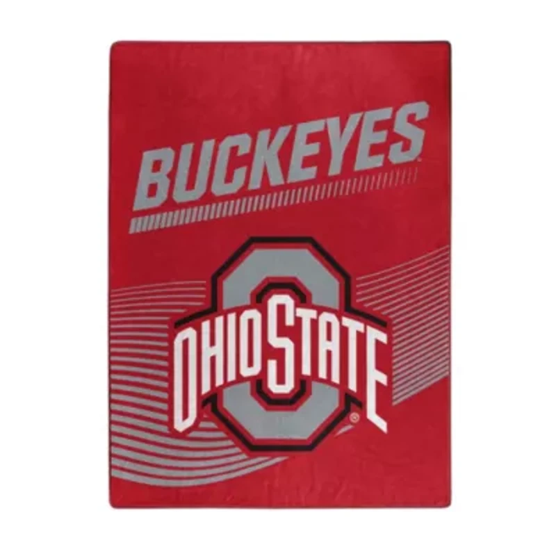 NCAA Officially Licenced Ohio State Buckeyes 60" x 80" Raschel Throw Blanket