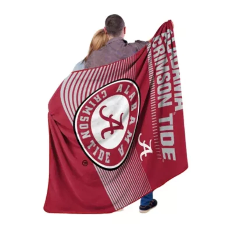 NCAA Officially Licenced Alabama Crimson Tide 60" x 80" Raschel Throw Blanket